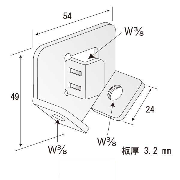 SKブレス W-3［高耐食］（100個入）