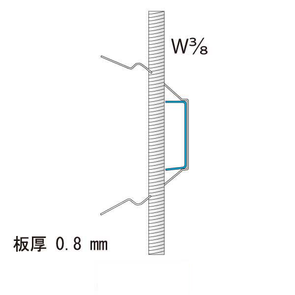 フレ止メロック バネ式 Sタイプ（SUS304）（1000個入）