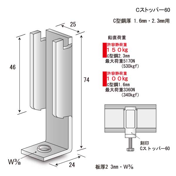 Cストッパー60（350個入）